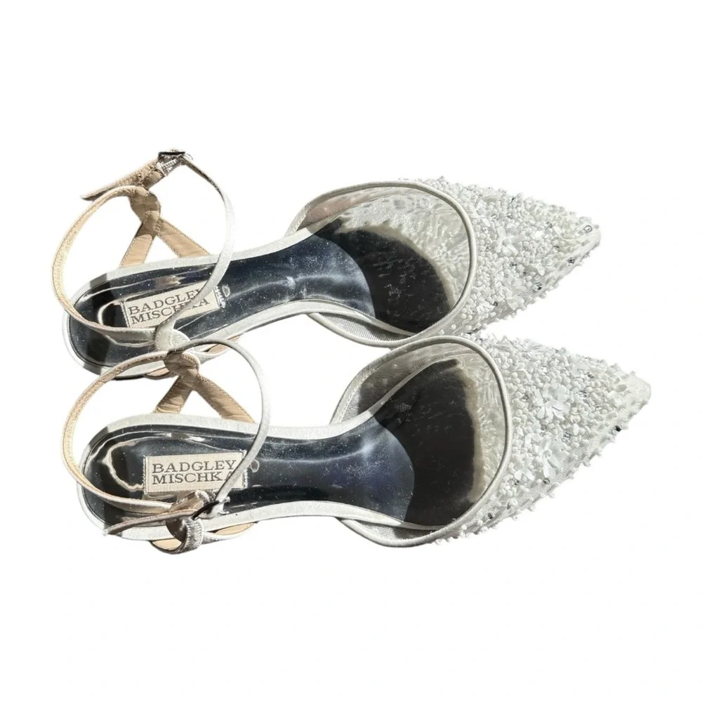 Badgley Mischka Carissa Pointed Toe Flat Size 9 - Picture 12 of 15